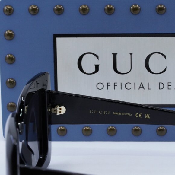 Gucci GG0896S 001 Square Sunglasses - Black/Grey - Picture 6 of 10